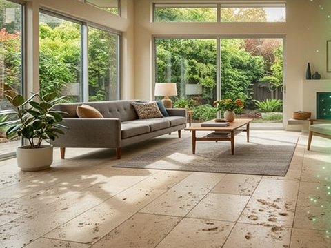 Room After AI Flooring Transformation